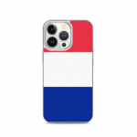 Coque iPhone &ndash; Drapeau France &ndash; iPhone 13 Pro &ndash; Supp &ndash; Mitmev&auml;rviline &ndash; L&auml;bipaistev silikoon