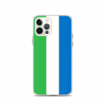 Coque iPhone &ndash; iPhone 12 Pro &ndash; Drapeau Sierra Leone &ndash; Supp &ndash; Mitmev&auml;rviline &ndash; Vertikaalne