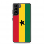 Coque T&eacute;l&eacute;phone &ndash; Samsung &ndash; Galaxy S23 Plus &ndash; Drapeau du Ghana &ndash; Souple &ndash; mitmev&auml;rviline