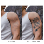 Ajutine t&auml;toveeringuga kleebis Realistlik draakoni v&otilde;ltsk&auml;e ja jala kehakunst Veekindel