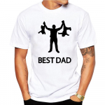 Super isa T-s&auml;rgid Meeste Topid Vabaaja modell Isadep&auml;eva Ts&auml;rk L&uuml;hikeste varrukatega Naljakas papa S