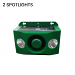 Karu Peletaja Tugeva Koera Haukumise Heli P&auml;ikeseenergial t&ouml;&ouml;tavad Hoiatustuled &Ouml;ine Vilkuv Artefakt Loomade Peletaja Suure Helitugevusega