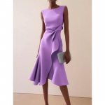 DAFIFY Naistemood suvise kevade &uuml;hev&auml;rvilise tr&uuml;kiga varrukateta O-kaelusega vabaajakleidid XL lavendel