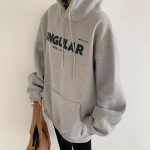 Naiste pikkade varrukatega kapuutsiga V kaelus lahtised pulloverid Naiste topid &uuml;hev&auml;rvilised dressipluusid XXL hall