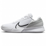 NikeCourt Air Zoom Vapor Pro 2 HC Valge Must Meeste Tennisejalatsid DR6191-101 41
