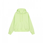 Nike Fliisist kapuutsiga pusa, vabaaja pusa, naiste topid, helekollane DQ5859-736 XL