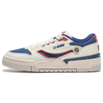 Li Ning 001 Btc Premium Lihtsad Mitmek&uuml;lgsed P&otilde;rutust Summutavad Libisemiskindlad Kulumiskindlad Madalad Vabaaja Jalan&otilde;ud Meeste tossud Valge Sinine AGCT495-2 42⅓ white