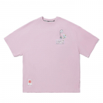 Li Ning X Henry Jones Kunstniku koost&ouml;&ouml; Vaba l&otilde;ikega Sportlik Minimalistlik Mitmek&uuml;lgne Kirjaga Br&auml;ndi Logo Prindiga Meeskonna kaelusega L&uuml;hikeste varrukatega T-s&auml;rk AHSV419-4 S