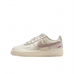 Nike Air Force 1 Lv8 S&uuml;nteetiline Nahk Mood Lihtne Trendikas Esteetiline Laste Tossud Laste Tossud Malt HQ1907-100 36