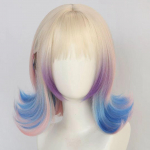 Addamsi perekonna Wednesday 2 Enid Sinclair Cosplay Parukas Halloweeni Karnevali Cosplay Kost&uuml;&uuml;mi Parukas Naistele T&uuml;drukutele Riietumine SKY BLUE-