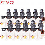 MOC Keskaja lotr Figuurid Ork S&otilde;durid R&ouml;&ouml;vel Vargr Hunt Elevant Ratsu R&uuml;&uuml;tlid Ehitusklotsid Klotsid M&auml;nguasjad lastele kingitused