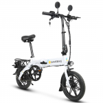 Samebike YINYU14 Kokkupandav Elektriline Jalgratas 350W 36V 7.8Ah Liitiumaku 14-tolline T&auml;iskasvanute Mini Linnaratta Elektriline Jalgratas valge