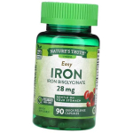 Raua bisgl&uuml;tsinaat, Easy Iron Bisglycinate 28, Nature's Truth 90 kaps (36509024) 90caps