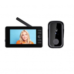 Juhtmevaba nutikas uksekell kaameraga 1080P video ja &ouml;ise n&auml;gemisega uksekell 120 kraadise laia vaatenurgaga intercom uksekell kodu kontori jaoks must