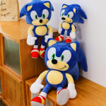 Sonic Pl&uuml;&uuml;sist Nukk Generatsiooni Pl&uuml;&uuml;sist M&auml;nguasi Nukk Dekoratsioon Kingitus Kollektsioneeritav Kunstniku M&auml;nguasi V&otilde;tmehoidja 60cm
