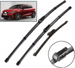 Sobib SEAT Ibiza 6F 2018-2025 26 16 13 3-osaline kojameeste komplekt Suitable for SEAT Ibiza 6F 2018-2023 26 "16" 13 "