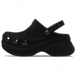 Crocs Bae Clog Samet Lihtsad Mugavad Klounid Naiste klounid Must 211919-001 37-38