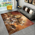 3D Leopard Gepard Tiiger L&otilde;vi Hunt Vaip, Vaip elutuppa, magamistuppa, diivani juurde, uksematt, dekoratsioon, k&ouml;&ouml;gi libisemisvastane p&otilde;randamatt 120*160cm