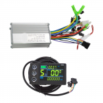 Rolleri harjadeta mootori kiiruse regulaator 24V-48V elektriratta harjadeta mootori kontroller LCD-ekraaniga