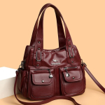 Moodne mitmetaskuline naiste &otilde;lakott Mitmek&uuml;lgne crossbody rahakott igap&auml;evaseks ja vabaaja kasutamiseks 35 x 13 x 27 cm must