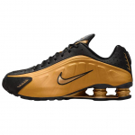 Nike Shox R4 Metallik Kuldne Unisex Tossud Must HQ1988-700 41