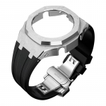 Gen4 Modifikatsioonikomplekt Casioak GM2100 jaoks Roostevabast terasest metallkorpus Kummist rihm Modifikatsioonikomplekt Casioak GM-2100 Tarvikud Kruvidega GM-2100