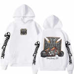 West Coast Chopper Logoga Graafiline Huppar Meeste Vintage Streetwear Mehed Naised Pikkade Varrukatega &Uuml;legabariidiline Dressipluus Meeste Gooti Hupparid S