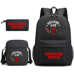 Stranger Thingsi tr&uuml;kitud seljakott 42*30*16cm black