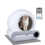 Uus isepuhastuv kassiliivakast T1 65L Automaatne kassiliivakast 1,5-6kg kassile koos pr&uuml;gikoti ja liivamati ning rakenduse juhtimisega Smart Cat Toilet 480*516*505mm valge
