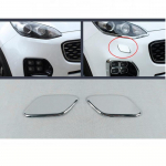 For KIA Sportage 4 QL KX5 2016 2017 2018 ABS Chrome auto accessories Car front Head Decoration patch Cover Trim car styling 2pcs