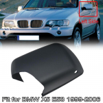 Tahavaatepeegli kork, k&uuml;ljepeegli kate koos lambiauguga, sobib BMW E53 X5 1999-2006 jaoks, autotarvikud matt Wing Mirror CoverL