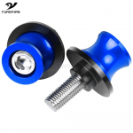 For YAMAHA YZF R6 Motorcycle M6 Swingarm Spools Slider arm Stand Screws YZF-R6 1999 2000 2001 2002 2003 2004 2005 2006 - Silver 6mm