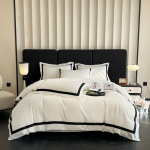 2025 Luksuslikud hotellis&auml;ngipesukomplektid Paksud harjatud voodilinad Valge tekikott Komplekt Padjap&uuml;&uuml;rid Neljaosaline T&auml;ielikult suletav Kodu kingituseks Flat Bed Sheet&Single 150x200 3pcs valge