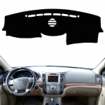 Auto armatuurlaudi kate mattpadi Hyundai Veracruz IX55 2006 2007 2008 2009 2010 2011 2012 jaoks Dashmat P&auml;ikesekaitsematt Vaip Vaipkatte Lisatarvikud Black(Black Edge)