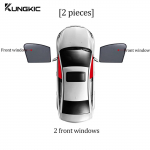 P&auml;ikesekaitse kilp Skoda Octavia 4 -2024 esiklaasile, tagak&uuml;ljele, beebitooli akendele, p&auml;ikesekaitsekate front 2 pcs