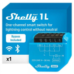 Interrupteur connect&eacute; - SHELLY - 1L Gen3 - Wi-Fi 2.4 G - 1 canal 200 W - Bypass inclus
