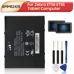 Laetav liitiumaku Zebra ET50 ET55 jaoks 1ICP4/77/110-2 AMME2415 tahvelarvuti aku 8700mAh