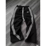 Y2K Retro Sirged P&uuml;ksid Treeningp&uuml;ksid Streetwear P&uuml;ksid Personaalne P&uuml;ksis&auml;&auml;re T&otilde;mblukk Tikand Hip Hop Vabaaja Joggerid Meeste P&uuml;ksid M must