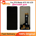 LCD-ekraani ja digitizeri t&auml;ielik koostisosa ZTE Blade A75 5G jaoks
