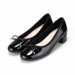 Barbara Leather Patent Basic Ribbon Pumps 3.5cm Blj111bk 225mm