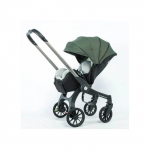 Poussette multifonctionnelle 4 en 1 pliable avec si&egrave;ge auto landau Portable b&eacute;b&eacute;.VERT roheline