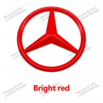 2025 Kuum Mercedes Benzi jaoks 188MM 210MM ABS Auto Esiv&otilde;re Embleemi Kleebis Kate Embleemi Tarvikud Mercedes Benzi AMG W jaoks 188mm punane