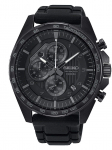 Seiko Motosportz Kronograaf Seiko Must Analoogne Vabaaja Kvartsikell SSB327P1 Saadetakse Rahvusvaheliselt Meeste must