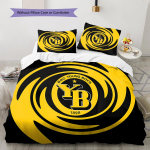 BVB Mustriga Voodipesu, Tekikomplekt Tekikate Padjap&uuml;&uuml;r Kodu S&uuml;nnip&auml;evakingitus (1 * tekikott + 2 * padjap&uuml;&uuml;ri, ilma s&uuml;damikuta) 135x200cm