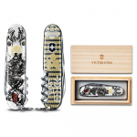 VICTORINOX Sengoku Sumi-e Climber Toyotomi Hideyoshi &Scaron;veitsi armee nuga, Multifunktsionaalne nuga, Kollektsioneeritav, Katastroofivalmiduse t&ouml;&ouml;riist, &Scaron;veitsis valmistatud Multi