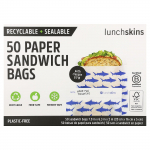 Lunchskins, Paberist v&otilde;ileivakotid, Hai, 50 tk