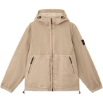 Stone Island SS26 Kevad-Suvi Kollektsioon Kapuutsiga Jakk Kahe Taskuga Logo Vasakul K&auml;el Ja Pingutusn&ouml;&ouml;riga &Auml;&auml;ris L1S154100053S0069-V009A XL beige