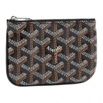 Goyard S&eacute;nat Nano Monogramm L&otilde;uend Ja Vasikanahk V&otilde;tmehoidja Unisex Aksessuaarid Must SENAPCNANTY-01CL01P Shopping Bag Set(Basic Set+Shopping Bag)
