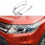 Suzuki Vitara 2016 2017 2018 jaoks  Auto Esitulede Lambi Detektori Raami Kleeps ABS Kroomitud Liistkatte Vormimisosa