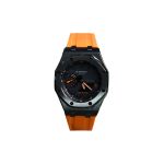 CASIO Meeste Vedelkristall, Analoog Kahekordse N&auml;idikuga Seeria 44mm Must Kell GA-2100-1A4(Vaata 3--) Apollo black